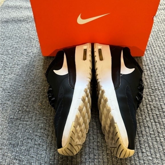 Nike Air Max Thea Grade School Youth Boy 4.5Y Black White Running Shoes - Picture 3 of 11